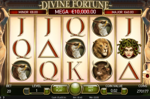 Игровой автомат Divine Fortune - древнегреческие приключения в казино Вулкан