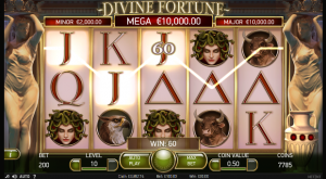 Игровой автомат Divine Fortune - древнегреческие приключения в казино Вулкан