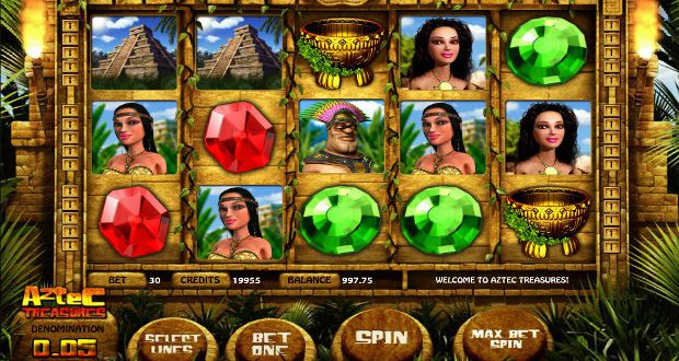 Игровой автомат Aztec Treasures - древние сокровища для игроков казино Вулкан Удачи