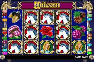 Игровой автомат Enchanted Unicorn - волшебный единорог дарит деньги игрокам казино Вулкан 777