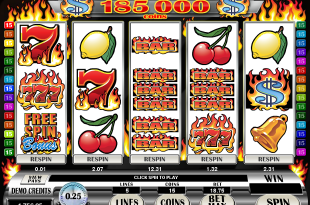 Игровой автомат Retro Reels Extreme Heat - огненный слот для игроков казино Вулкан