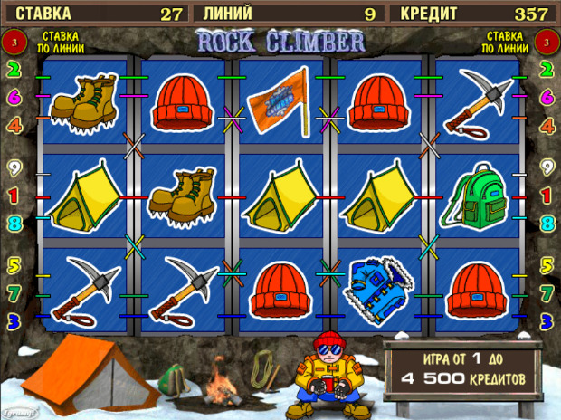 Двигайтесь к успеху в игровом автомате Rock Climber на сайте Вулкан казино