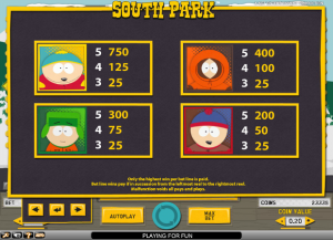Онлайн казино Вулкан Вегас обеспечит выигрышами в автомате South Park