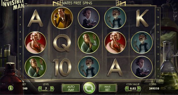 Игровой автомат The Invisible Man - играй в слоте на деньги онлайн и выиграй