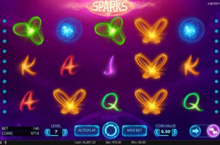 Игровой автомат Sparks - в самые щедрые слоты от NetEnt играй в Эльдорадо казино