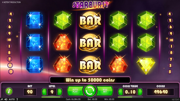 Игровой автомат Starburst - сорви куш слота в Вулкан Россия казино онлайн