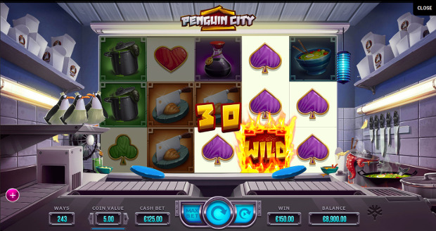 Penguin city город пингвинов игровой автомат