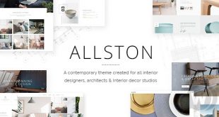 Allston v1.4 - тема современного дизайна интерьера и архитектуры WordPress