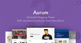 Aurum v3.12 - минималистская тема интернет магазина WordPress