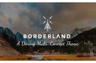 Borderland v2.4 - многофункциональная винтажная тема WP