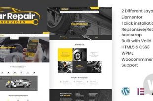 Car Repair Services v4.1 NULLED - услуги по ремонту автомобилей и автомеханики WordPress
