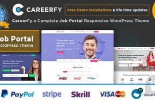 Careerfy v8.0 - шаблон доски объявлений вакансий WordPress