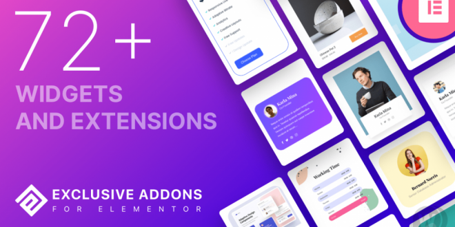 Exclusive Addons Elementor Pro v1.4.3 NULLED