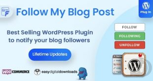 Follow My Blog Post v2.1.0 - подписка на блог WordPress