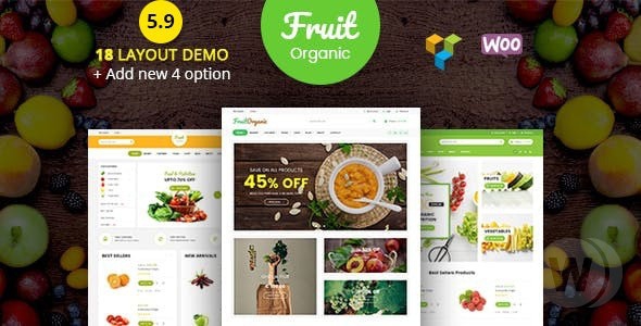 Food Fruit v5.9 - Organic Farm, Natural RTL Responsive WooCommerce WordPress Theme