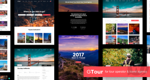 Grand Tour v5.2 NULLED - шаблон сайта путешествий WordPress
