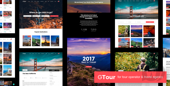 Grand Tour v5.2 NULLED - шаблон сайта путешествий WordPress