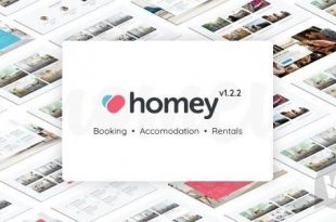Homey v2.0 NULLED - шаблон на тему бронирования и аренды WordPress