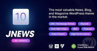JNews v10.0.9 NULLED - новостной шаблон WordPress
