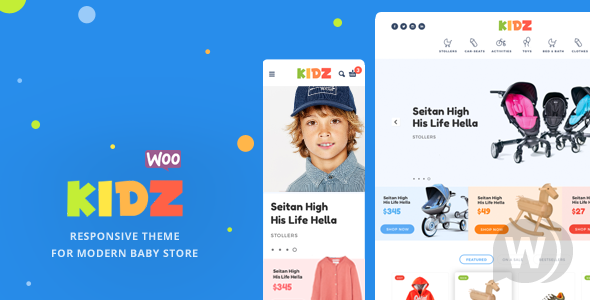 KIDZ v4.12 - шаблон магазина детских товаров WordPress