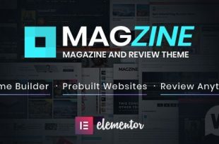 Magzine v1.5 - Elementor тема новостного сайта или обзорника