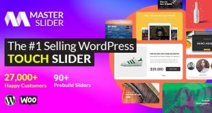 Master Slider 3.5.9 NULLED - сенсорный плагин слайдера WordPress
