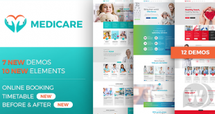 Medicare v1.9.0 - медицинский шаблон WordPress