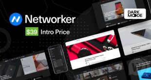 Networker v1.1.3 NULLED - тема WordPress для новостей о технологиях