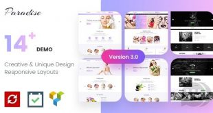 Paradise v3.0.1 - Multipurpose Spa & Beauty WordPress Theme