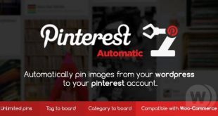 Pinterest Automatic v4.14.4 NULLED - автоматизация действий в Pinterest WordPress