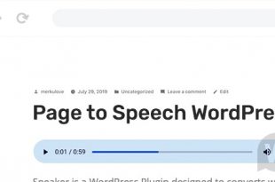 Speaker v3.3.2 NULLED - плагин перевода страницы в «речь» для WordPress
