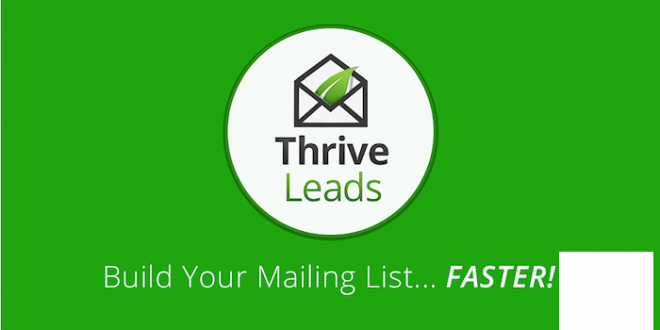 Thrive Leads v3.0 NULLED - плагин сбора email WordPress