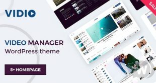 Vidio v1.1.8 - Video Manager WordPress theme