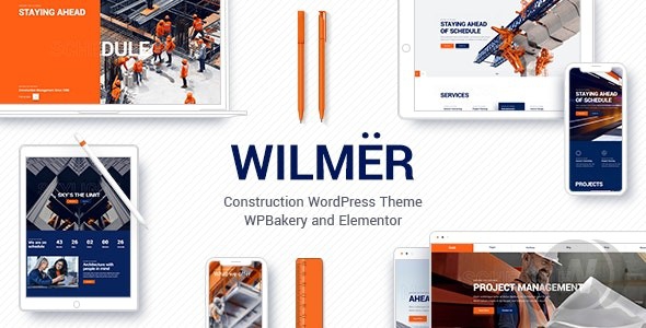 Wilmër v2.7 NULLED - строительная тема WP