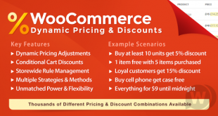 WooCommerce Dynamic Pricing & Discounts v2.4.3 - редактор цен и скидок WooCommerce