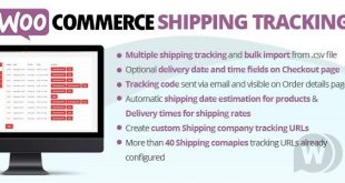 WooCommerce Shipping Tracking v29.2 NULLED - трекинг товаров WooCommerce