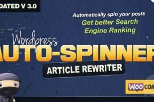 Wordpress Auto Spinner v3.8.2 - синонимайзер текстов WordPress