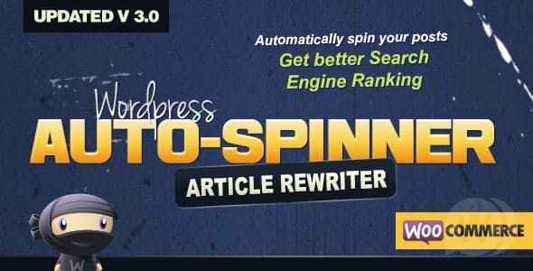 Wordpress Auto Spinner v3.8.2 - синонимайзер текстов WordPress